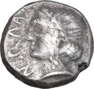 obverse: Central and Southern Campania, Nola. AR Obol, c. 300-250 BC. Contemporary imitation