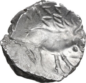 reverse: Southern Gaul, Insubres. AR Drachm, imitating Massalia. 2nd century BC