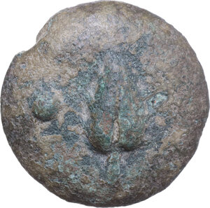 reverse: Northern Apulia, Luceria.  Heavy series.. AE Cast Uncia, c. 225-217 BC