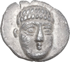 obverse: Central and Southern Campania, Phistelia. AR Obol, c. 325-275 BC