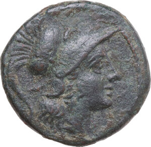 obverse: Northern Apulia, Teate. AE Quadrunx, c. 225-200 BC