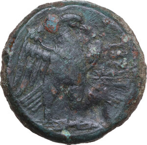 reverse: Northern Apulia, Teate. AE Nummus, c. 225-200 BC