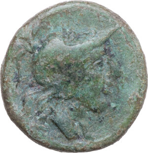 obverse: Southern Apulia, Butuntum. AE 19.5 mm. 275-225 BC