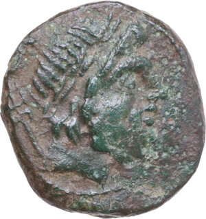 obverse: Northern Lucania, Poseidonia-Paestum. AE Semis, 2nd century BC