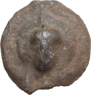 obverse: Umbria, Iguvium. AE Cast Uncia, c. 280-240 BC