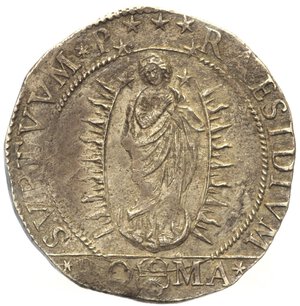 obverse: Urbano VIII /1623 - 1644). ROMA. Testone anno XX/1642. . Berman 1726. MIR 1711/5. Molto raro. Debolezze di conio. AG 9,47 g. qSPL