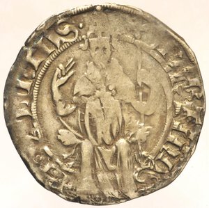 obverse: Martino V (Oddone Colonna), (1417-1431). AVIGNONE. Grosso. Munt. 33 R2 AG 1.97 g. MB/qBB