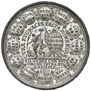 reverse: REGNO UNITO Anna (1702-1714) Medaglia 1706 Vittoria, battaglia di Ramillies nella guerra di secessione spagnola MB (g 17,47 - Ø 43 mm) SPL