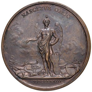 reverse: Venceslao Kaunitz (1711-1794) Medaglia 1773 Nomina a cancelliere di Maria Teresa per l Italia - Opus: J. M. Krafft, Donebauer n. 3496 AE (g 48,20 - Ø 49,20 mm) Appiccagnolo rimosso, graffi nei campi. qSPL