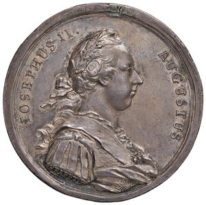 obverse: Giuseppe II d Asburgo (1765-1790) Medaglia 1777 Incremento all agricoltura della società Patriottica di Milano - Opus: J. M. Krafft, Montenuovo 2079 (tipologia) AG (g 22,00 - Ø 39,50 mm) RR Appiccagnolo rimosso. qSPL