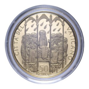 reverse: GIOVANNI PAOLO II (1978-2005) 50 EURO 2006 LA CONFERMAZIONE AU. 15 GR. IN COFANETTO PROOF 