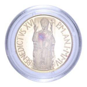 obverse: GIOVANNI PAOLO II (1978-2005) 20 EURO 2005 IL BATTESIMO AU. 6 GR. IN COFANETTO PROOF 