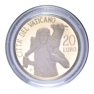 reverse: GIOVANNI PAOLO II (1978-2005) 20 EURO 2009 IL BUON PASTORE AU. 6 GR. IN COFANETTO PROOF 