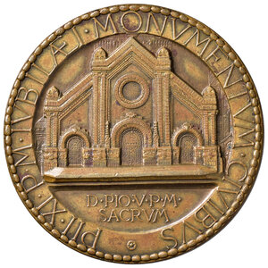 reverse: ROMA. Pio XI (1922-1939). Medaglia 1929. Per la consacrazione della nuova Chiesa per la parrocchia di Santa Maria in Calvairiate. Opus: Pietro Landi. AE (g 70,63 - Ø 50,00 mm). qFDC