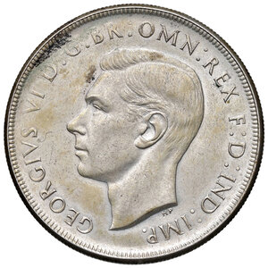 obverse: AUSTRALIA. Giorgio VI (1936-1952). Corona 1937. AG (g 28,24). KM 34. qFDC