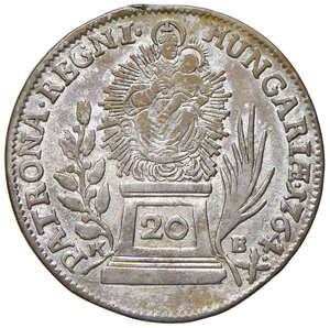 reverse: AUSTRIA-UNGHERIA. Maria Teresa (1740-1780). 20 kreuzer 1764. AG (g 6,42). Fr. 1145. BB