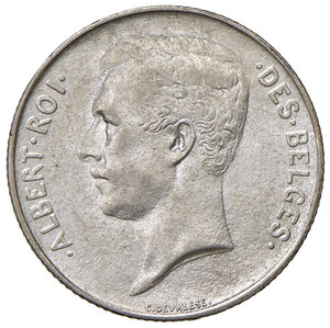 obverse: BELGIO. Alberto (1910-1934). 1 Franco 1914. AG (g 5,00). KM 73. SPL+