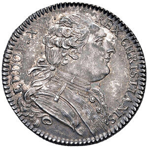 obverse: FRANCIA. Luigi XVI (1774-1793). Gettone 1777. AG (g 6,50). Feuardant 903. SPL+