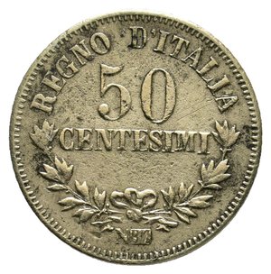 obverse: Falso Epoca - Vittorio Emanuele II - 50 Centesimi 1867 N  RARA