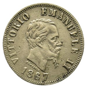 reverse: Falso Epoca - Vittorio Emanuele II - 50 Centesimi 1867 N  RARA