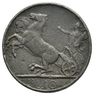 obverse: Falso Epoca - Vittorio Emanuele III - 10 Lire Biga 1930