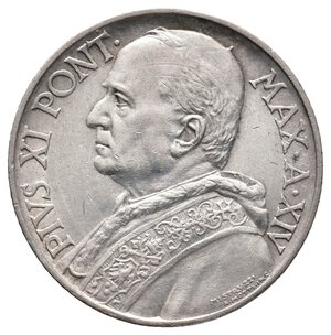 reverse: VATICANO - Pio XI - 10 Lire argento 1935