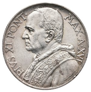 reverse: VATICANO - Pio XI - 10 Lire argento 1937