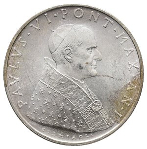 reverse: VATICANO - Paolo VI - 500 Lire argento 1963 FDC