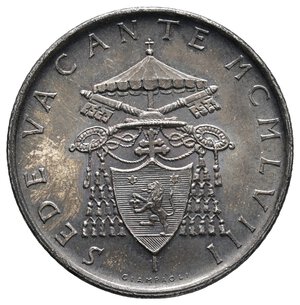 obverse: VATICANO - Sede Vacante - 500 Lire argento 1958