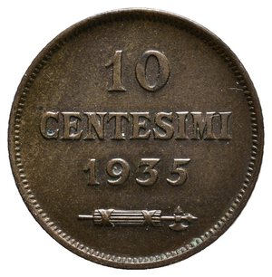 obverse: SAN MARINO - 10 Centesimi 1935 QFDC 