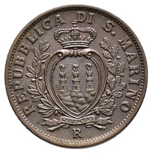 reverse: SAN MARINO - 10 Centesimi 1935 QFDC 