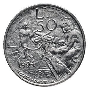 obverse: SAN MARINO - 50 Lire 1994