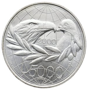 obverse: SAN MARINO - 5000 Lire argento 2000