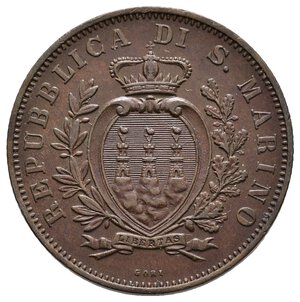 reverse: SAN MARINO - 10 Centesimi 1893