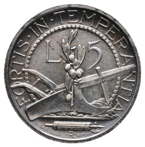 reverse: SAN MARINO - 5 Lire argento 1931