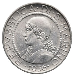 obverse: SAN MARINO - 5 Lire argento 1936