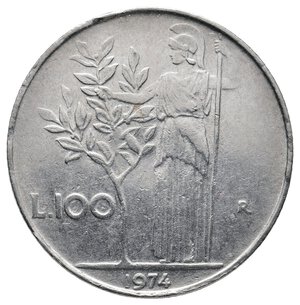 obverse: Falso Epoca - 100 Lire 1974