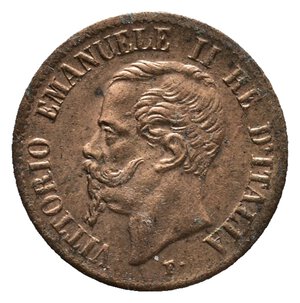 reverse: VITTORIO EMANUELE II - 1 Centesimo 1862 N FDC ROSSO