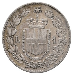 reverse: UMBERTO I - 1 Lira argento 1887