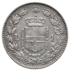 reverse: UMBERTO I - 1 Lira argento 1887