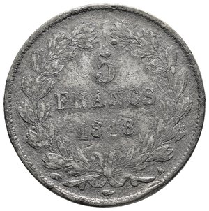 obverse: FALSO EPOCA - Francia - Louis Philippe - 5 Francs 1848 A