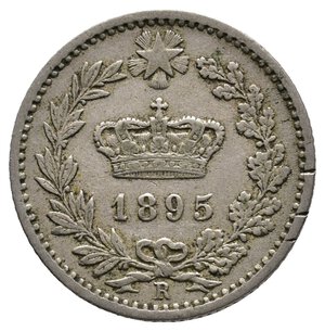 obverse: UMBERTO I - 20 Centesimi 1895