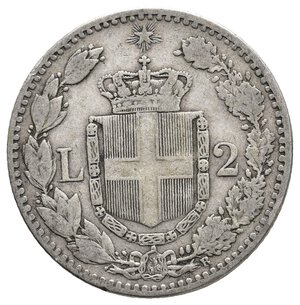 reverse: UMBERTO I - 2 Lire argento 1881