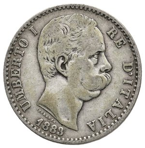 obverse: UMBERTO I - 2 Lire argento 1883