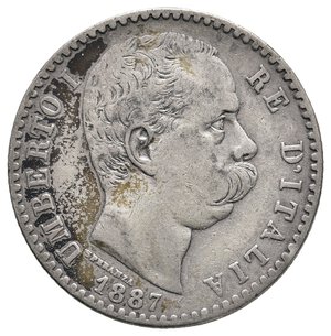 obverse: UMBERTO I - 2 Lire argento 1887