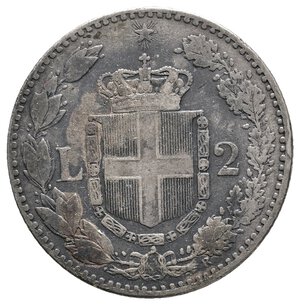 reverse: UMBERTO I - 2 Lire argento 1887