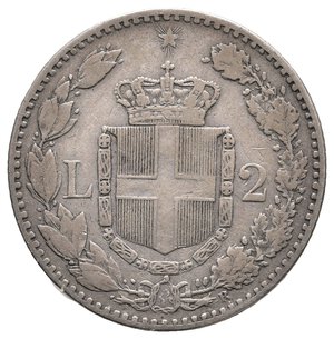 reverse: UMBERTO I - 2 Lire argento 1887