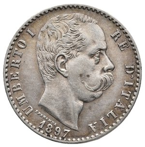 obverse: UMBERTO I - 2 Lire argento 1897 NON COMUNE