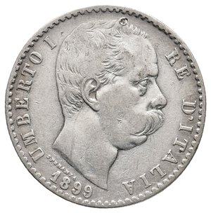 obverse: UMBERTO I - 2 Lire argento 1899 NON COMUNE