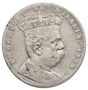 obverse: UMBERTO I - COLONIA ERITREA - 2 Lire argento 1890